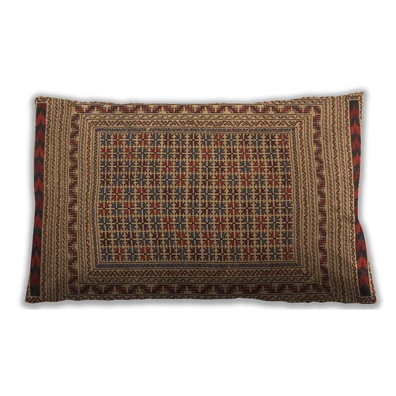 Ahgly Company Indoor Rectangular Traditional Lumbar Throw Pillow, 13 inch by 19 inch