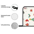thumbnail image 6 of XMXT Waterproof Oven Mitts and Pot Holders Sets, Christmas Pattern Flat Design Sets Kitchen Cooking Heat Resistant, 4 Pcs, 6 of 8