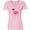 AD-Pink, variant on Pink Flamingo Women's V-Neck T-Shirt