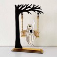 thumbnail image 3 of Decoraciones de Halloween, adornos de Halloween, regalos de Halloween, fantasma en columpio, divertido esqueleto columpio, decoración fantasma de Halloween, decoraciones fantasma, 3 of 5
