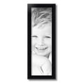 thumbnail image 2 of ArtToFrames 7" x 22" Satin Black Bull Nose Picture Frame, 7x22 inch Black Wood Poster Frame (WOM-1417), 2 of 7