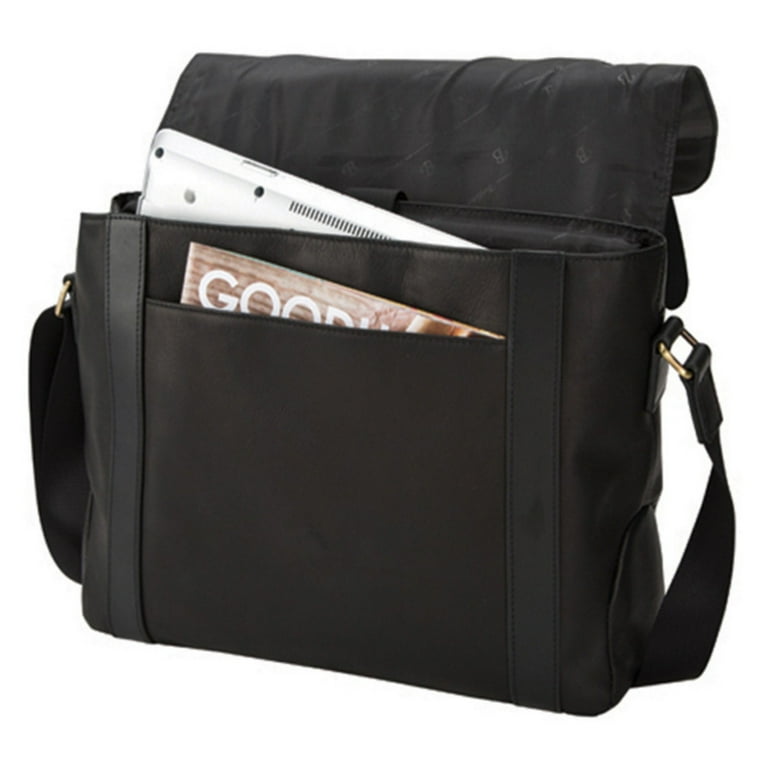 Solo leather messenger bag clearance