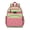 Rose-red, variant on Alien Themed Waterproof Backpack - Ergonomic & Durable Daypack for Students, Space and Galaxy Aesthetic with Side Pockets