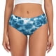 thumbnail image 1 of Fotbe Blue Tie Dye Calzones Estampados para Mujer – Ropa Interior de Algodón, Cómoda, Suave y Elástica-Large, 1 of 6