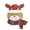 C, variant on witspace Christmas Silverware Holder Pockets Santa Snowman Reindeer Tableware Bags Christmas Cutlery Pouch Bags Spoon Fork Bags Xmas Party Dinner Table Dinnerware Supplies (1/3/6 PCS)