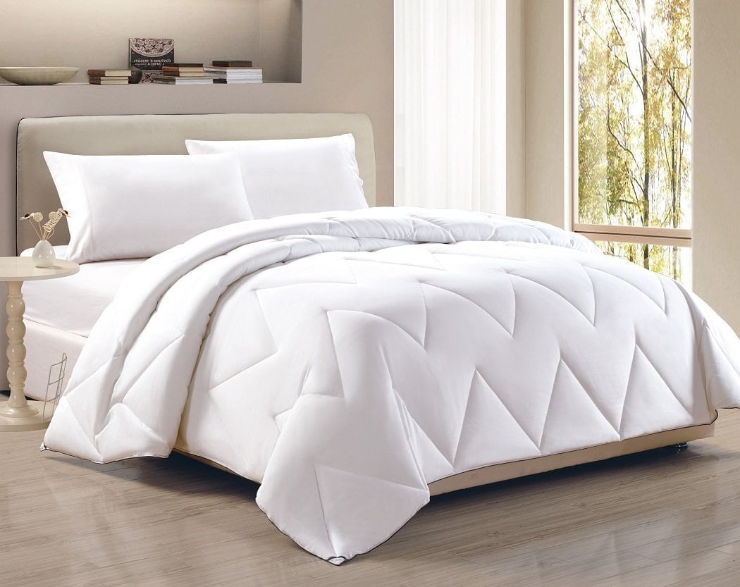 Zig Zag Chevron White Down Alternative Comforter California King Charcoal Border Corner Tabs Help Keep From Shifting Inside Duvet Cover