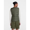 thumbnail image 4 of Ozark Trail Women's and Women's Plus Collarless Puffer Vest, Sizes XS-3X, 4 of 6