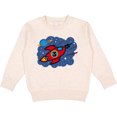 thumbnail image 2 of Inktastic Rocket Ship 3rd Birthday Toddler Sweatshirt, 2 of 4
