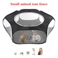 thumbnail image 2 of Cerca Plegable Para Juegos De Mascotas Pequeñas, Corralito Para Mascotas Con Cubierta, Tienda De Campaña Para Ejercicios De Animales Pequeños Para Interiores Y Exteriores Sweethay PT001544-02, 2 of 5