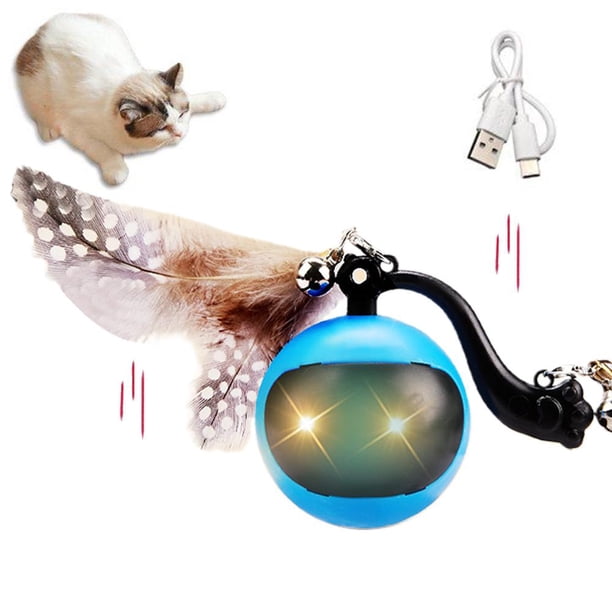 Pelota Interactiva Eléctrica Para Gatos Y Perros | 3 Modos De Movimiento 360° | Juguete Automático Con Carga USB, Resistente Y Fácil De Limpiar