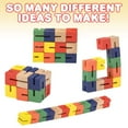 thumbnail image 3 of FlexiBlox Wooden Puzzle Fidget – 2 Pack, 3 of 4