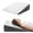 White-grey-Triangle Wedge 24*24*7.5 inch, variant on Triangle Wedge 24*24*7.5 inch White-grey Memory Foam Bed Pillow for Sleeping and Elevation