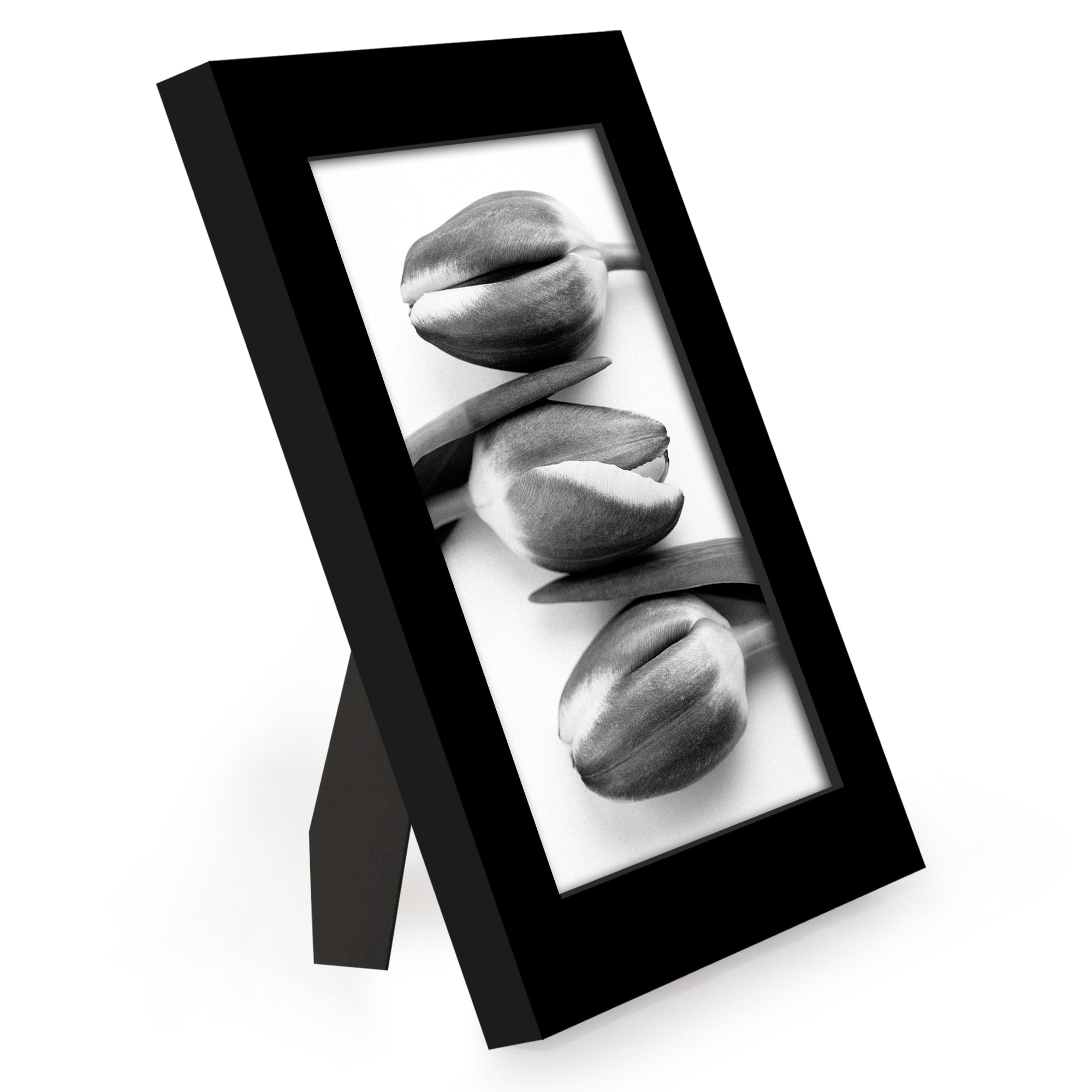 Americanflat 4x6 Picture Frame with Polished Plexiglass 12 Pack Signature Collection Frames Photo - Black
