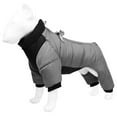 thumbnail image 2 of Full Body Dog Snowsuit with Harness, Waterproof Winter Coat & Fleece Lining for Small Dogs, Four-Legged Warm Puppy Jacket, 2 of 4