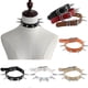 thumbnail image 2 of Farfi Women Fashion Alloy Rivet Spike Faux Leather Choker Short Necklace Punk Jewelry, 2 of 5