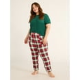 thumbnail image 3 of Joyspun Women's Hacci Knit Jogger Sleep Pants, 29” Inseam, Sizes XS to 3X, 3 of 6