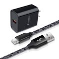 thumbnail image 1 of Cargador rápido 3.0 cargador de pared para Samsung Galaxy A32 A52 A17 S25 A16 A51 A71 S21 A14 A13 A11 A20 A50 A12 S24 S23 S22 Ultra 5G S20 A15 Note 20 S10 S9 LG Stylo Adaptive Block Cube+cable USB tip, 1 of 7