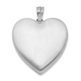 thumbnail image 3 of Sterling Silver 24mm D/C Heart Locket Charm Pendant, 3 of 5