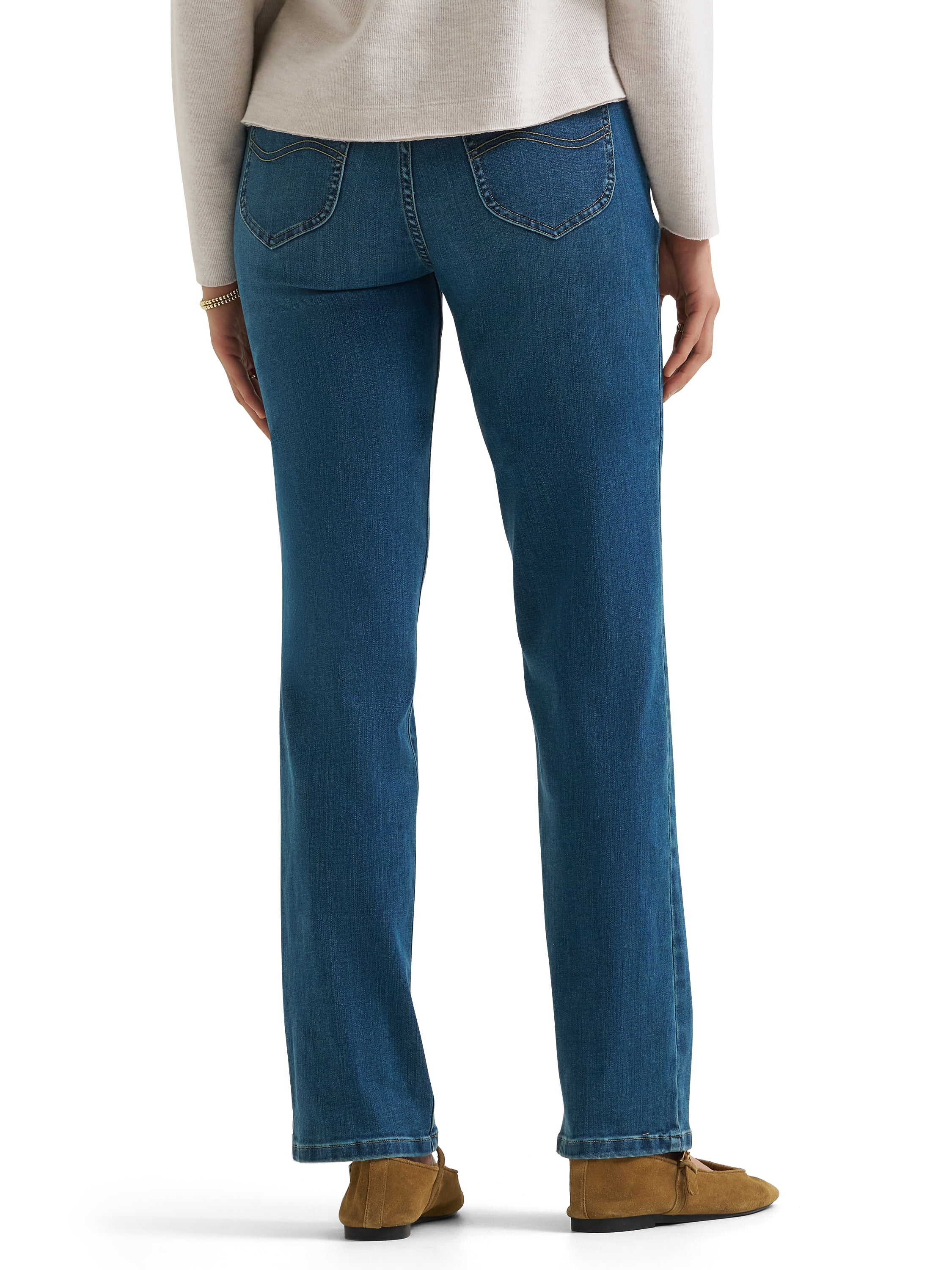 Lee® Women's and Plus Mid Rise Straight Leg Core Denim Jeans