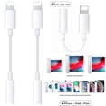 thumbnail image 7 of Yanonmydf 3.5 mm Headphone Jack Adapter Compatible with iPhone 3.5mm Jack Aux Headset Adapter, White, New, 1 Count, 7 of 7