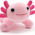 thumbnail image 3 of Poupée Salamandre Fourcorner (Violet) Nouvelle Peluche Multicolore Mignonne, 3 of 5