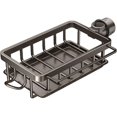 thumbnail image 1 of Kitchen Sink Faucet Organizer - 2024 New Kitchen Faucet Storage Sink Caddy Organizer Rack Sponge Brush Holder Kitchen Sink Organizer Sponge Tray Rack Dish Scrubber Holder Sink Shelf (Grey, Left), 1 of 5