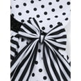 thumbnail image 7 of DPOIS Girls Kids Polka Dots Print Ballet Tutu Dress Bowknot Dance Mesh Skirt White 14, 7 of 7