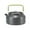 1.2L, variant on Camping Kettle, Hard-Anodized Aluminum Portable Campfire Kettle for Open Fire, Outdoor Camp Tea Coffee Pot for Stove Top, Backpacking, Hiking, Picnic and Traveling(1.2L)