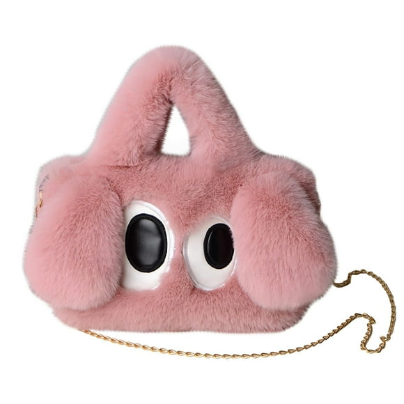 Cosmetic Bag Shoulder Bag Fuzzy Purse Crossbody Purse Women Tote Mini Handbag Aesthetic Fairy Purse Puffer Bag Hot Sale
