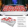 thumbnail image 4 of Kdxio Hand Drawn Tomatoes Print Front Windshield Sun Shade,Folding Auto Sunshade for Car Truck SUV-, 4 of 7
