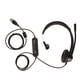 thumbnail image 3 of Auriculares monoaurales USB, auriculares USB de negocios con cable de ruido, auriculares de un solo oído, funcionalidad inteligente, 3 of 8