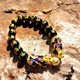 thumbnail image 4 of Pulsera de riqueza de obsidiana Feng Shui que cambia de color, pulsera Pai Show, pulsera con cuentas de hechizo de dragón, atrae riqueza y buena suerte, adecuada para hombres/mujeres, piedra Sincero Electrónica, 4 of 5