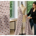 thumbnail image 5 of Soimoi Cotton Voile Fabric Snow Flakes Floral Printed Craft Fabric by the Yard 42 Inch Wide, 5 of 7