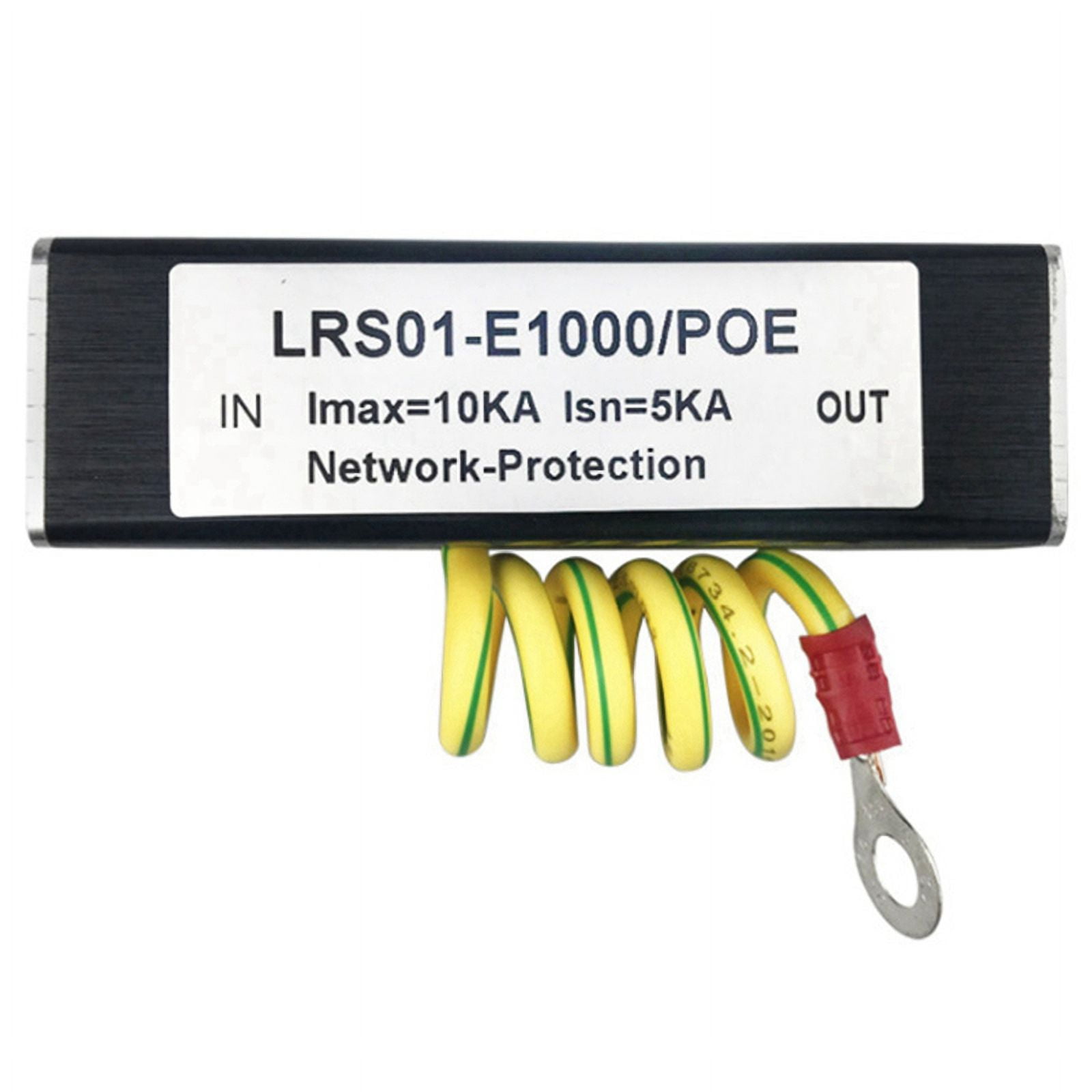4X 100/1000M POE IP Camera Network POE Switch RJ45 & POE Surge Protector Protection Device Arrester SPD 1000M