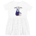 thumbnail image 3 of Inktastic Happy Birthday, Nana- Cute Penguins Girls Toddler Dress, 3 of 5