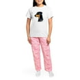 thumbnail image 4 of CafePress - Doberman Women's Light Pajamas - Women's Short Sleeve Print T-Shirt and Pants Light Cotton Pajama Set, 4 of 7
