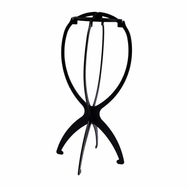 Kmbangi Collapsible Wig Stands Detachable Plastic Wig Holder