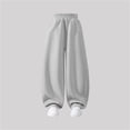thumbnail image 4 of DxhmoneyHX Girls Wide Leg Sweatpants Elastic High Waist Casual Palazzo Pants Loose Fit Lounge Trousers with Side Pockets 5-16 Years, 4 of 9