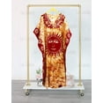 thumbnail image 6 of HAPPY BAY Women's Summer Loose Caftan Long Boho Sleepwear Loungewear Dashiki House Dress 2X-3X Ruby_AC227, 6 of 6