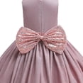 thumbnail image 6 of Girls Princess Costume Trailing dress Fancy Wedding Birthday Party Dress 3-9T, 6 of 7