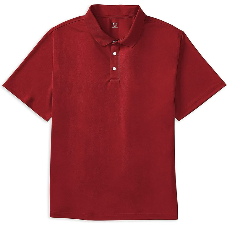 Red polo shirt sales walmart