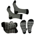 thumbnail image 2 of TINYSOME Funny Saying Crew Socks If You Can Read This Bring Me Beer Letters Hosiery Gifts, 2 of 11