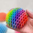 thumbnail image 2 of Fidget Worm Toy 3D impreso DIY malla elástica estirable rompecabezas único liberación descompresión deformación juguetes para aliviar el estrés para adultos, 2 of 5