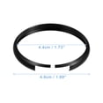 thumbnail image 7 of 2pcs Aluminum Alloy Car Remote Key Fob Cover Shell Case for Mini Cooper for Smart Key R55 R56 R57 R58 Black, 7 of 7