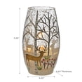 thumbnail image 3 of Maison Concepts Christmas Led Glass Decor Winter Reindeer 7.3", 3 of 3
