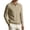 Khaki, variant on Kaemgyyd Mens Long Sleeve Shirts V Neck Casual Golf Shirt Fall Fashion Collared Pullover Soft Comfy Clothes(Khaki,X-Large)