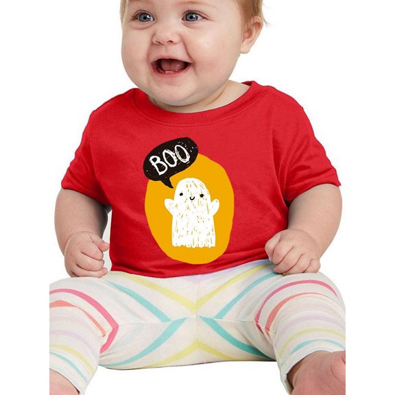 Boo. Adorable Ghost T-Shirt Infant -Image by Shutterstock,  24 Months
