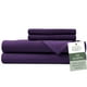 thumbnail image 1 of Hotel Sheets Direct Juego de sábanas de 4 piezas tamaño Queen 100% viscosa derivada de bambú Juego de sábanas con 2 fundas de almohada Ropa de cama de lujo refrescante y transpirable que absorbe la hu, 1 of 1