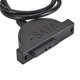 thumbnail image 3 of USB 2,0 , transferencia de datos, interfaz de alimentación portátil, convertidor , HDD/adaptador para ordenador, 12V CUTICAT Cable SATA, 3 of 7