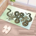 thumbnail image 5 of Animal Rug, Snake Rug, Floral Snake Illustration Rugs, Non-Slip Carpet Rug, Abstract Snake Rugs, Area Rugs, Easy to Clean Rugs, Large Rug, 3.3'x6.5' - 100x200 cm, 5 of 8